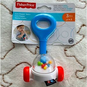 👶🏻🆕 FISHER PRICE - 3 months Baby Corn Popper - Shake, Rattle and Teethe!